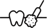 Bone grafting icon